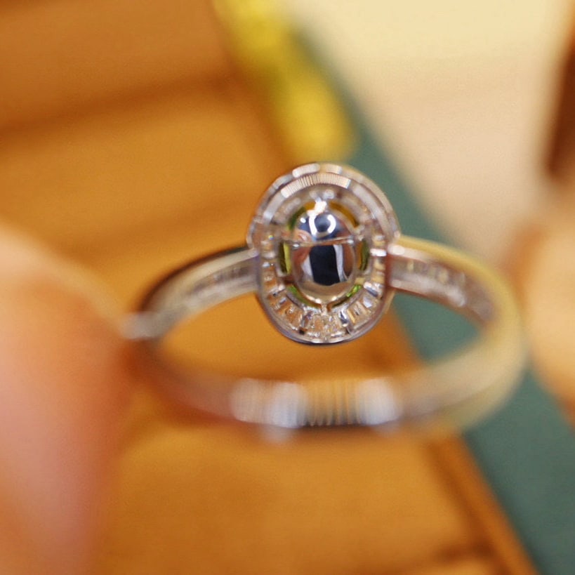 14k Gold 1.92 Ctw Natural Sapphire & Diamond Ring - 4