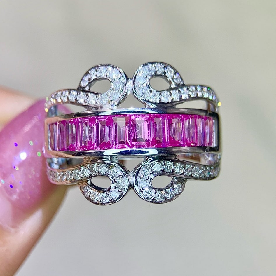 14k Gold 2.54 Ctw Natural Ruby & Diamond Ring - 3