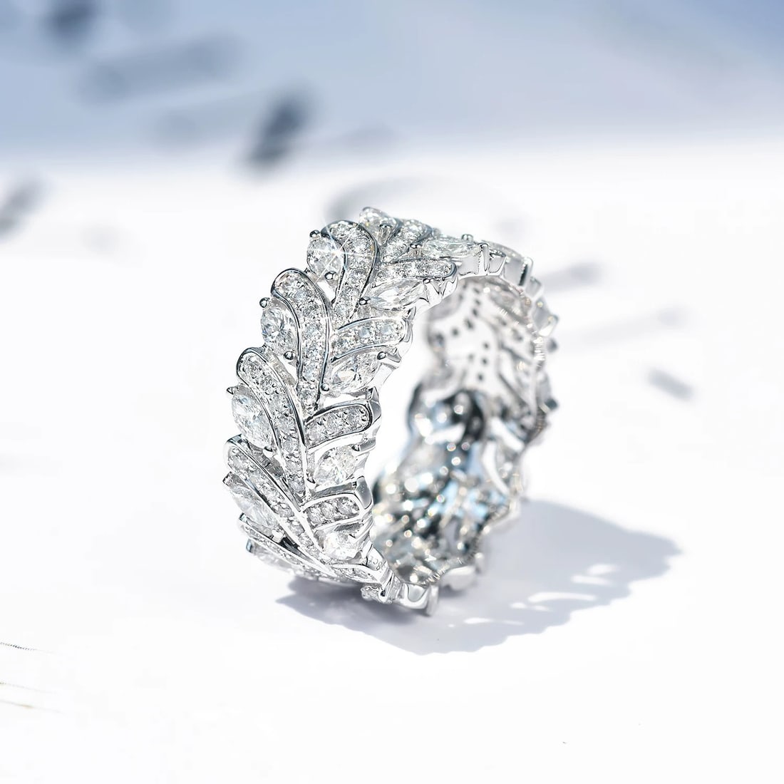 14k Gold 1.5 Ct Natural H Diamond Ring - 2