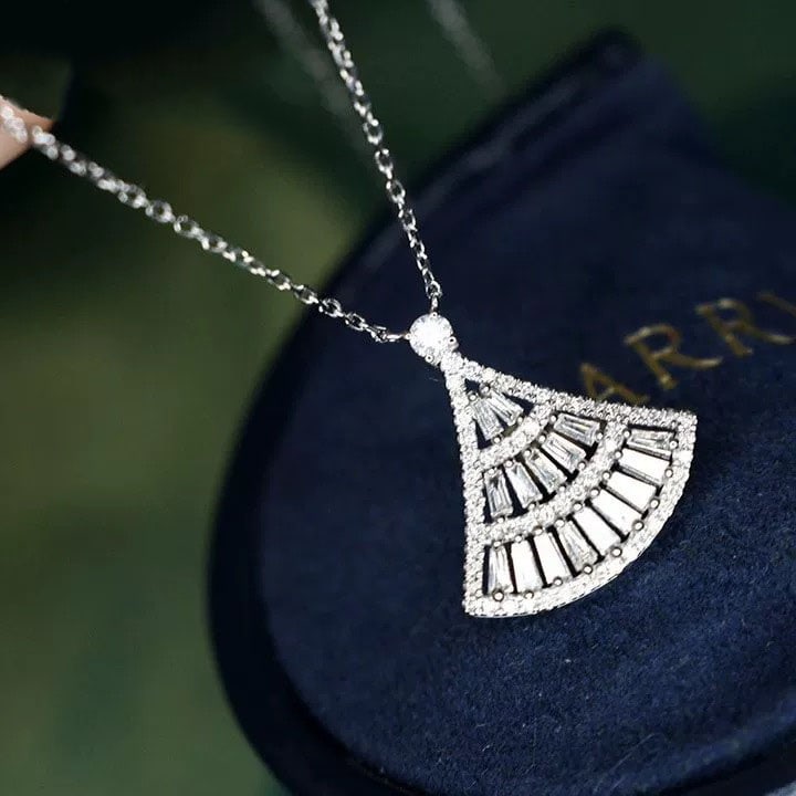 14k Gold 0.5 Ct Natural H Diamond Necklace - 2