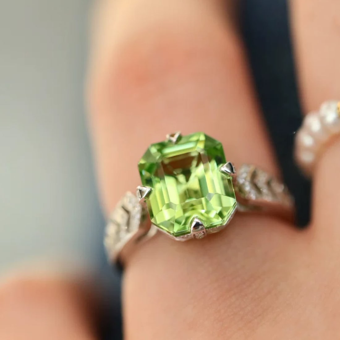 14k Gold 4.69 Ctw Natural Tourmaline & Diamond Ring - 3