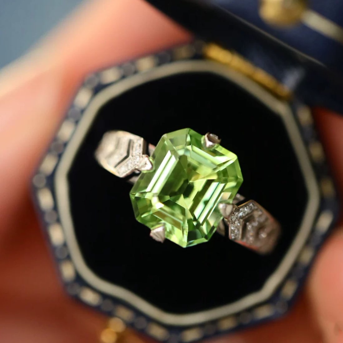 14k Gold 4.69 Ctw Natural Tourmaline & Diamond Ring - 5