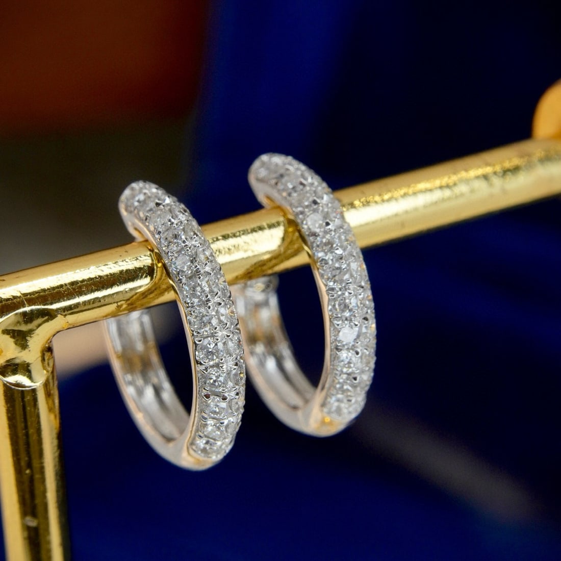 14k Gold 0.36 Ct Natural H Diamond Earrings: Ref:230995154 // gold content:14k gold // main gemstone:diamond // shape:round // carat weight:0. 36ct // clarity grade:vs-si // color:h // treatment:natural // cut grade:g // Condition: New Low