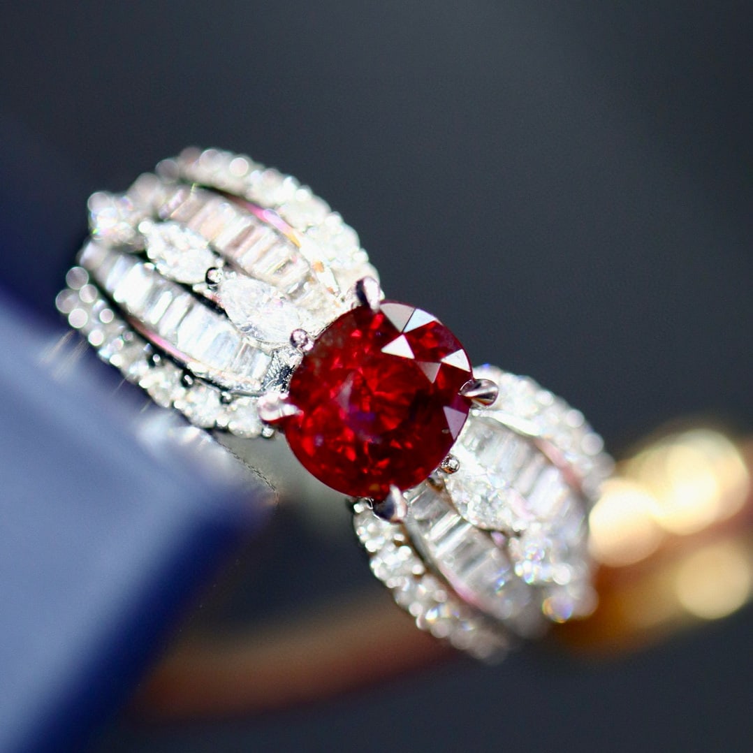 14k Gold 1.75 Ctw Natural Ruby & Diamond Ring (1 of 7)