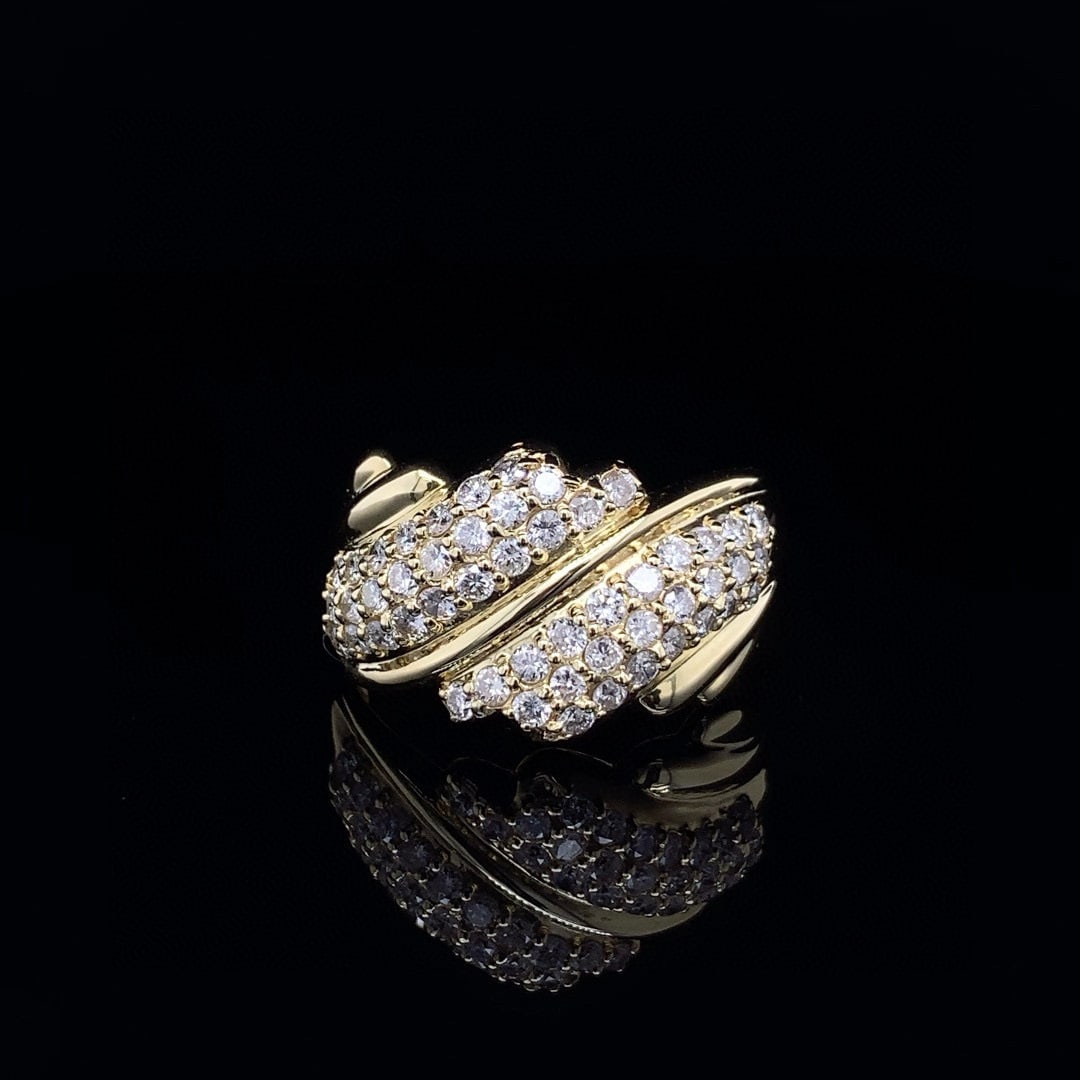 14k Gold 1.04 Ct Natural H Diamond Ring: Ref:230996035 // gold content:14k gold // ring size:7. 25us // // main gemstone:diamond // shape:round // carat weight:1. 04ct // clarity grade:vs-si // color:h // treatment:natural // cut grade:g //
