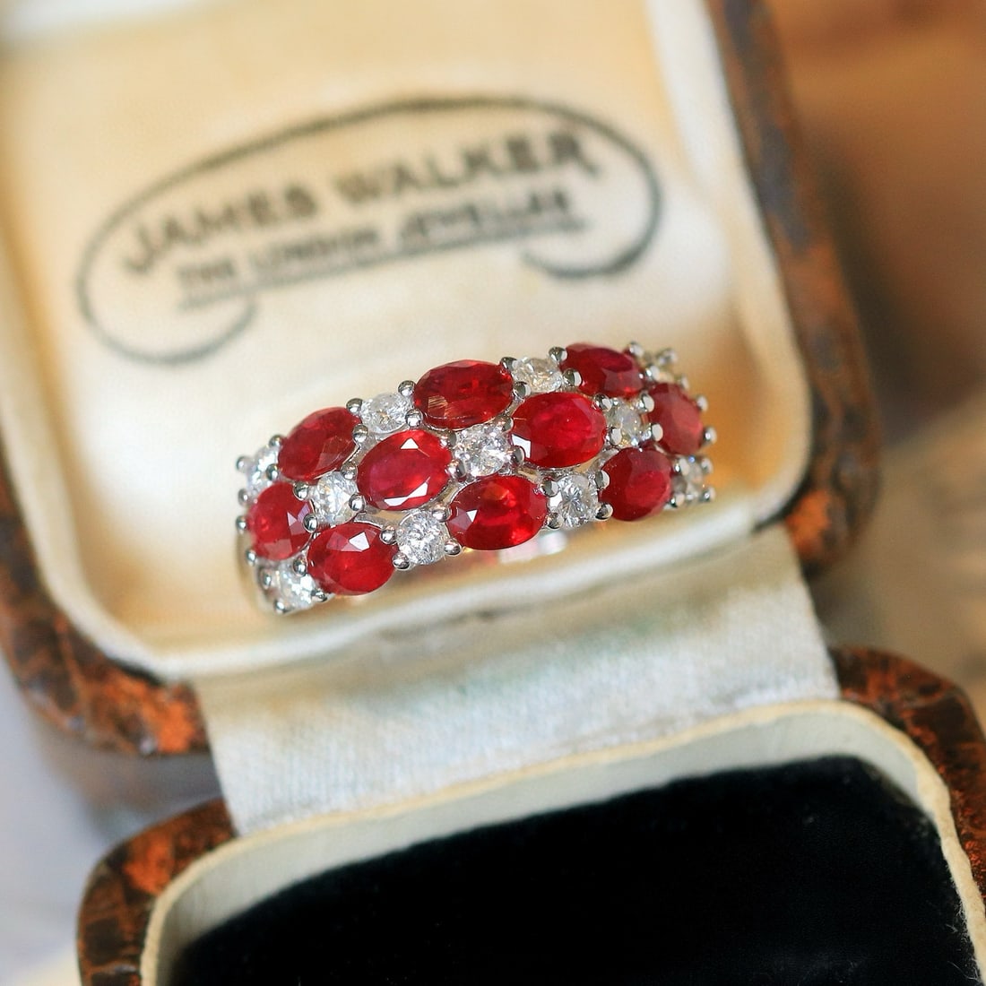14k Gold 2.35 Ctw Natural Ruby & Diamond Ring - 2