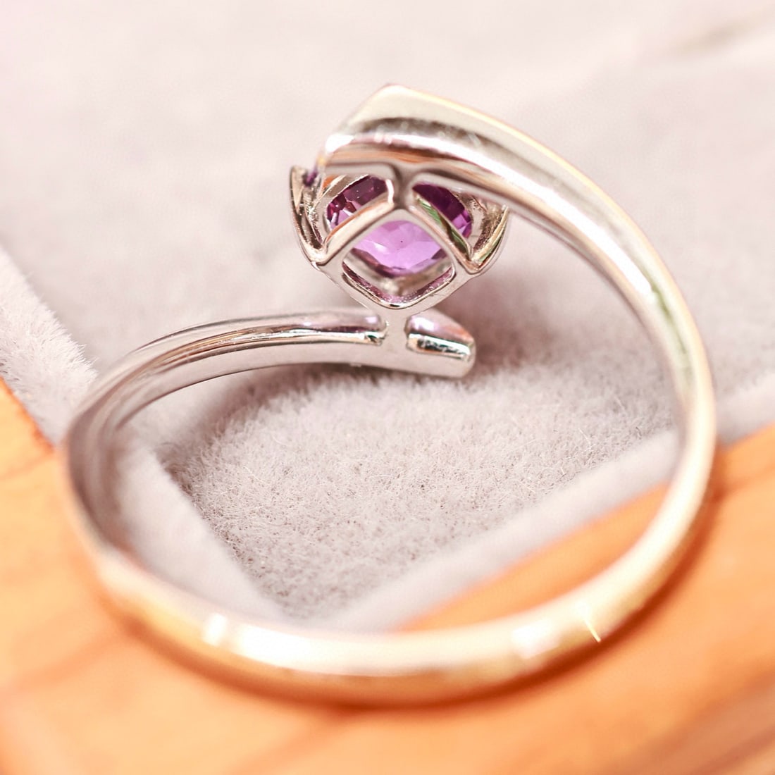 14k Gold 1.13 Ctw Natural Sapphire & Diamond Ring - 4