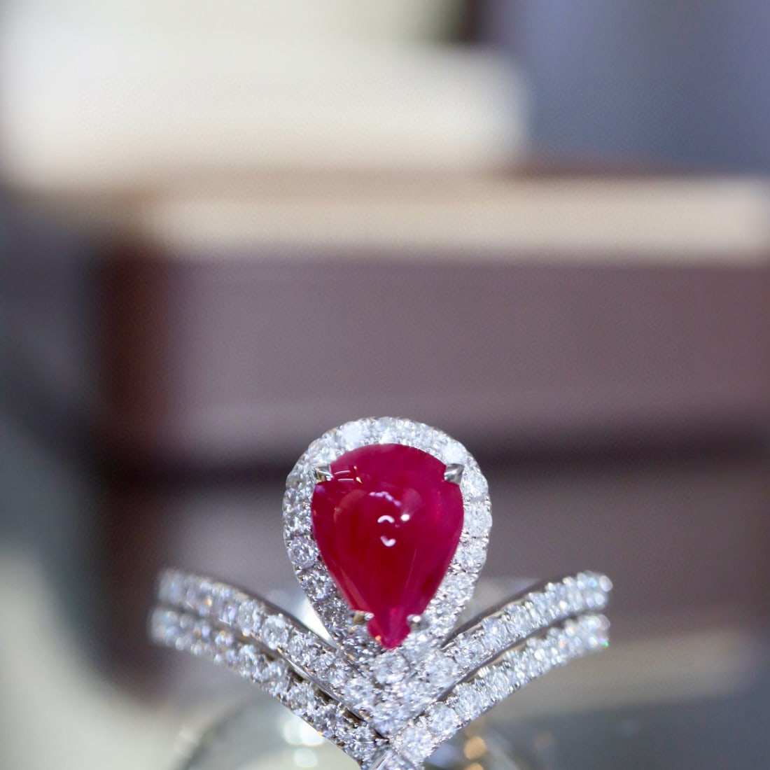 14k Gold 1.52 Ctw Natural Ruby & Diamond Ring - 5