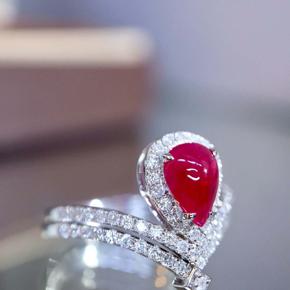 14k Gold 1.52 Ctw Natural Ruby & Diamond Ring - 6