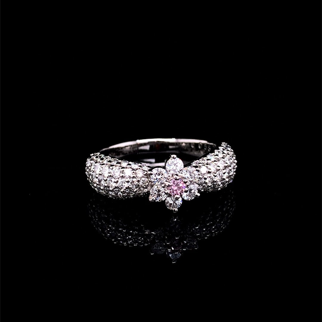14k Gold 1.30 Ctw Natural H Diamond Ring - 4