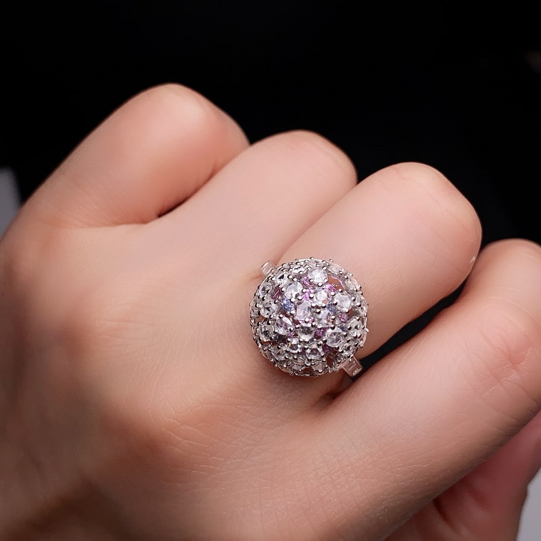 14k Gold 0.85 Ct Natural H Diamond Ring - 2