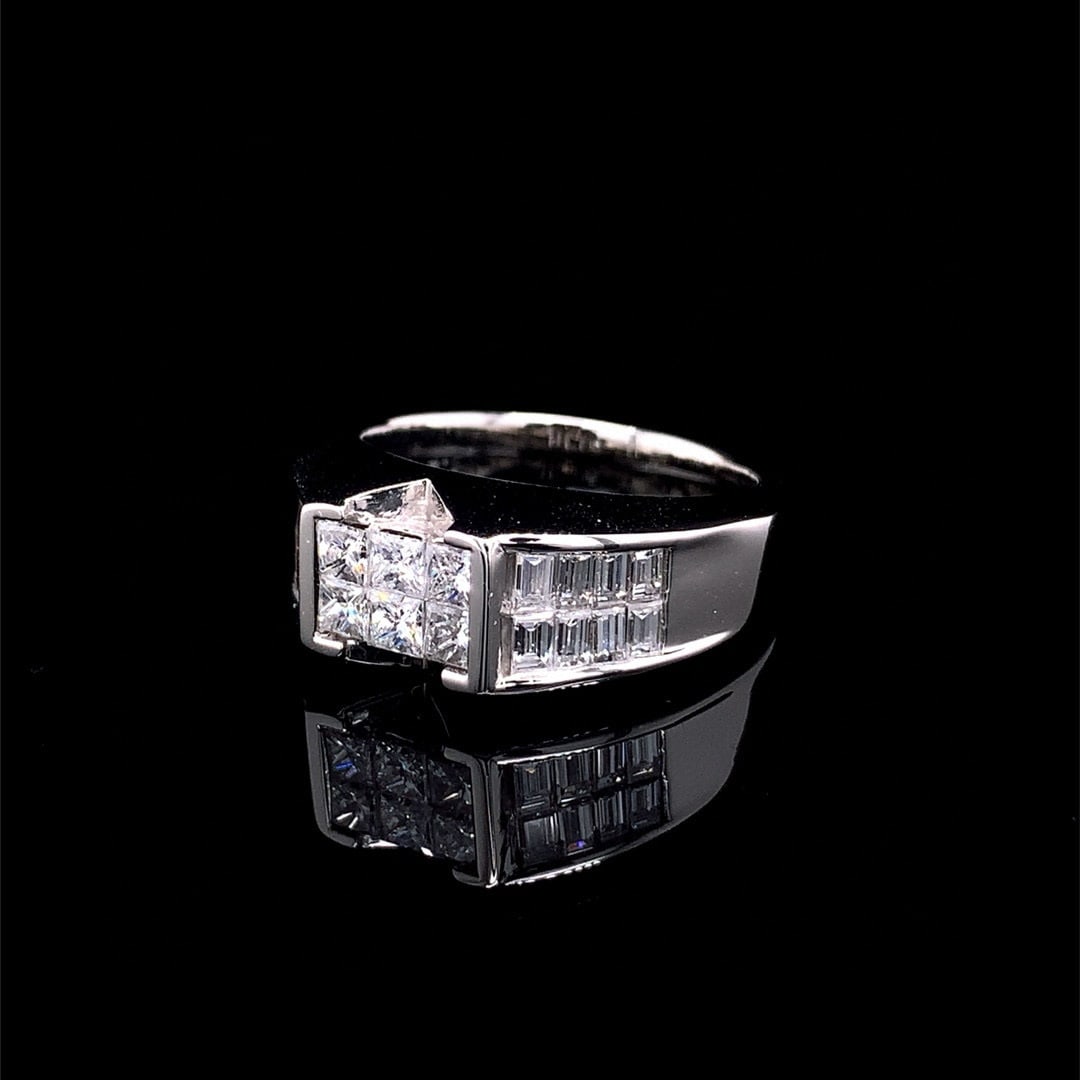14k Gold 1.02 Ct Natural H Diamond Ring - 2