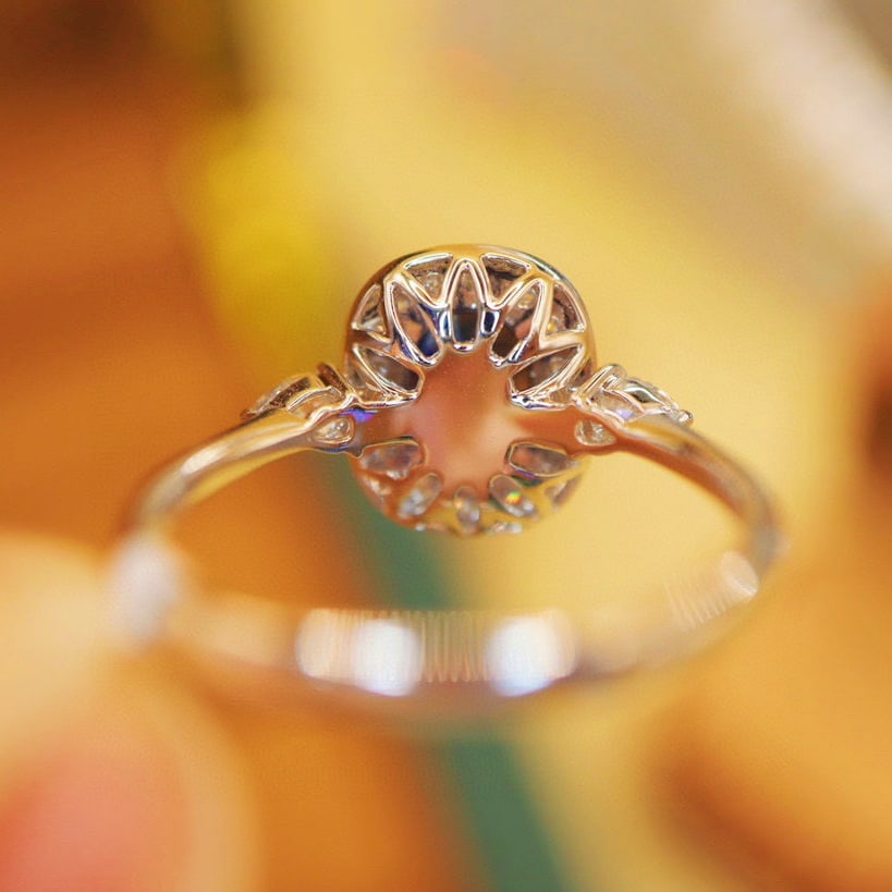 14k Gold 1.20 Ctw Natural Sapphire & Diamond Ring - 3
