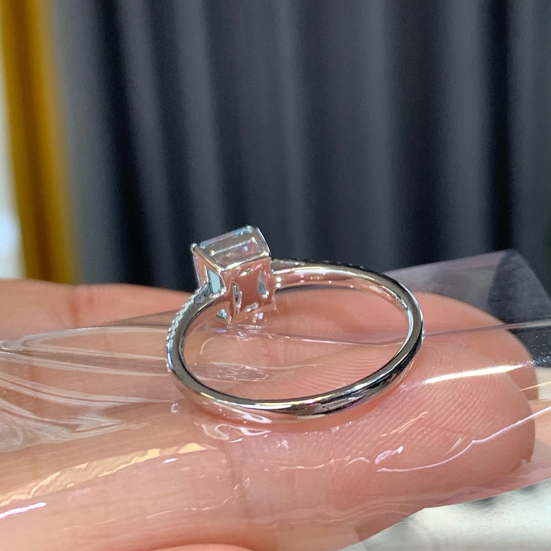 14k Gold 1.15 Ctw Natural Aquamarine & Diamond Ring - 5