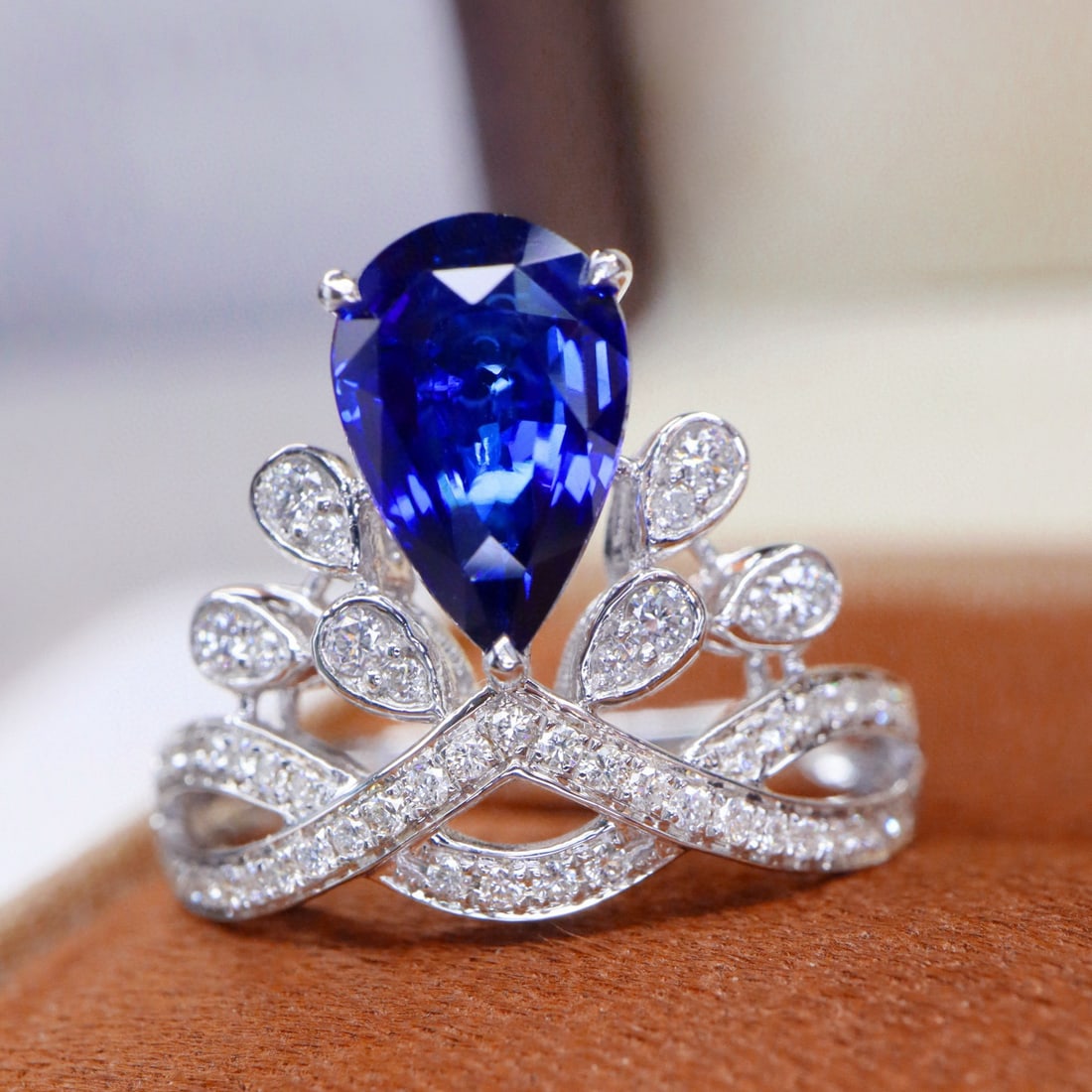 14k Gold 1.91 Ctw Natural Sapphire & Diamond Ring - 3