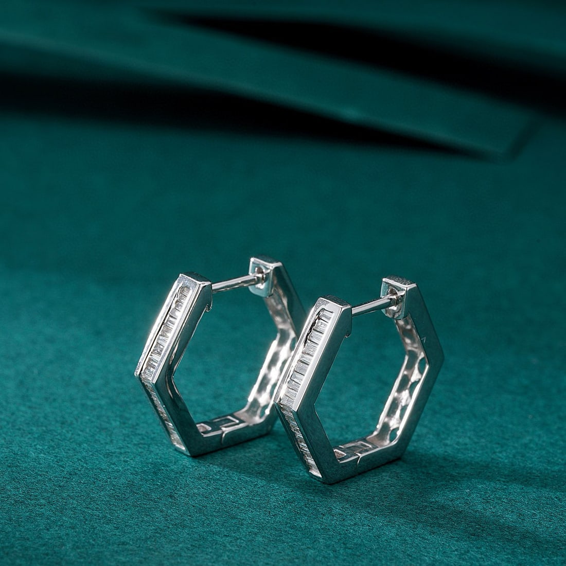 14k Gold 0.30 Ct Natural H Diamond Earrings - 3