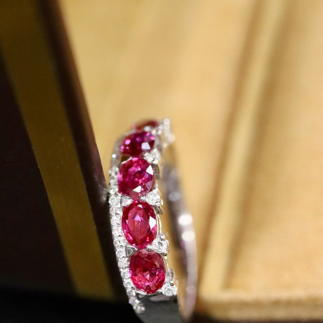 14k Gold 1.77 Ctw Natural Ruby & Diamond Ring - 6