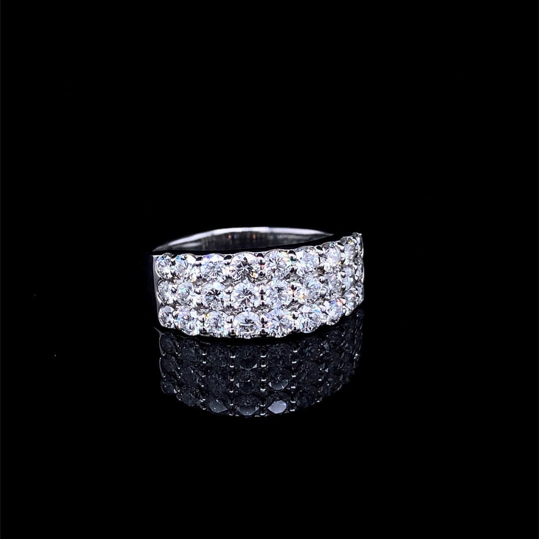 14k Gold 1.65 Ct Natural H Diamond Ring - 3