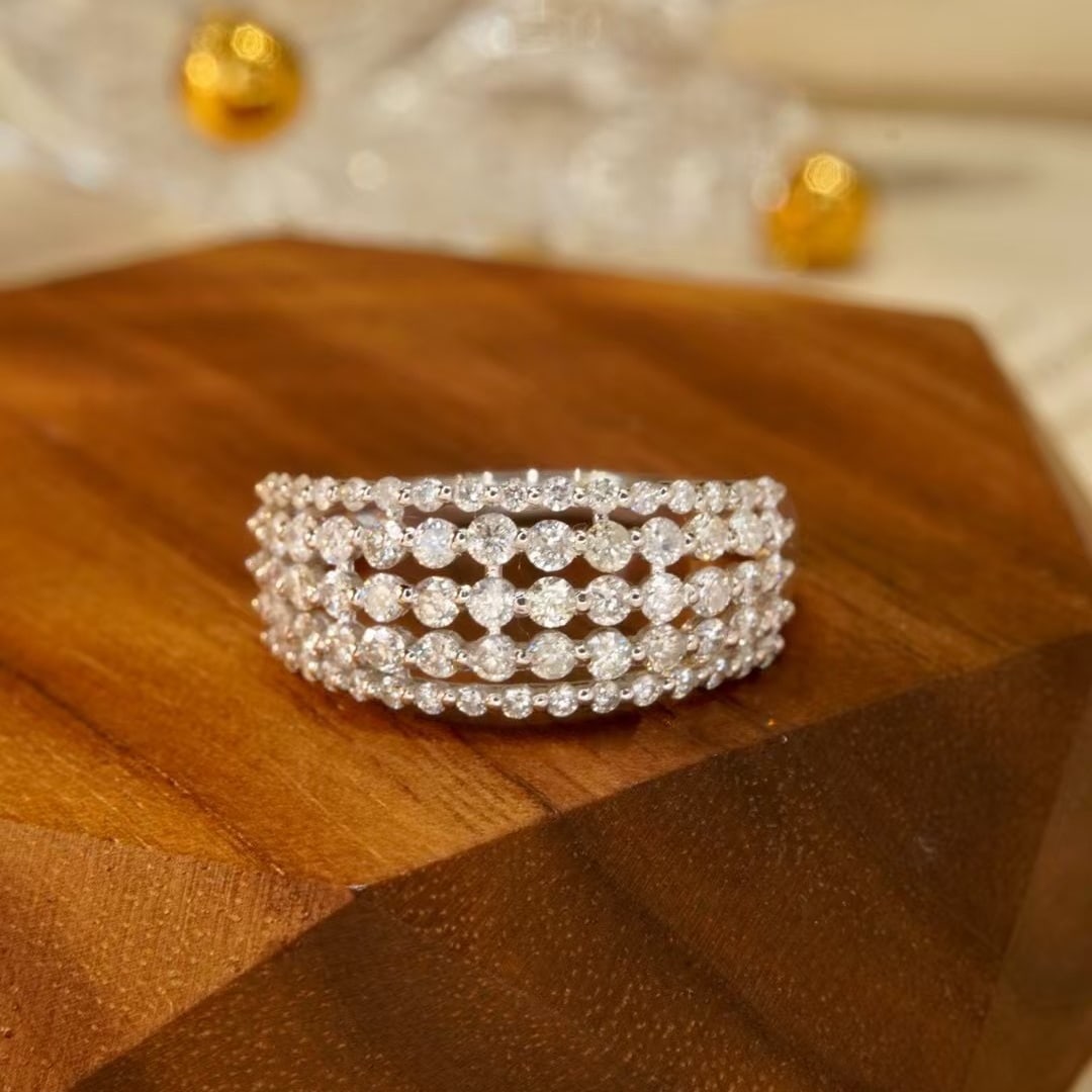14k Gold 1.10 Ct Natural H Diamond Ring: Ref:230997100 // gold content:14k gold // ring size:7. 25us // // main gemstone:diamond // shape:round // carat weight:1. 10ct // clarity grade:vs-si // color:h // treatment:natural // cut grade:g //