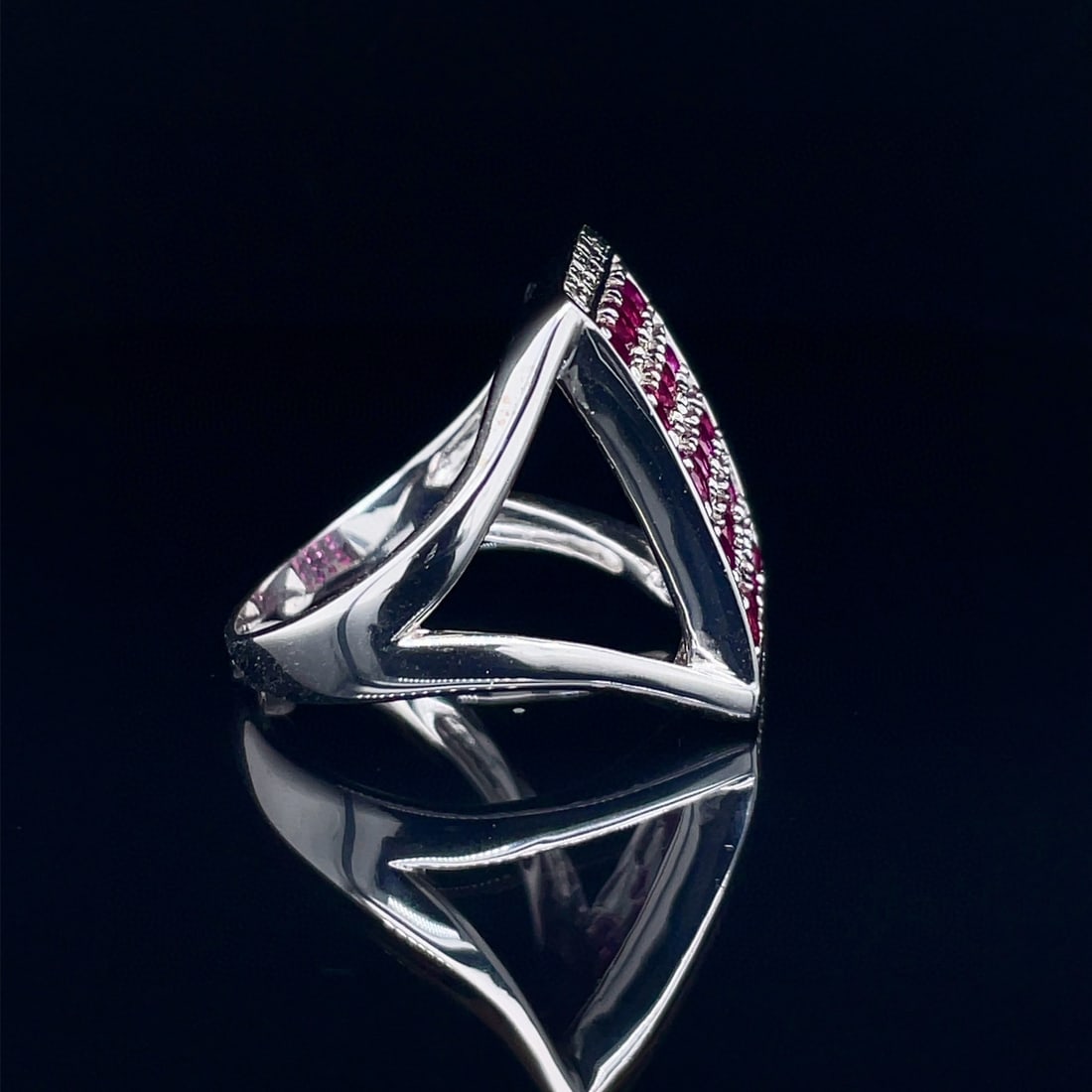 14k Gold 3.39 Ctw Natural Ruby & Diamond Ring - 3