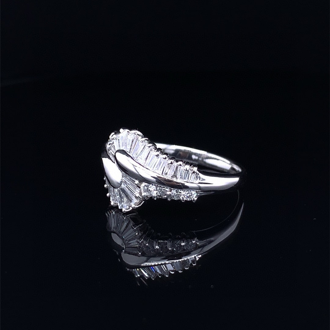 14k Gold 1.02 Ct Natural H Diamond Ring - 2