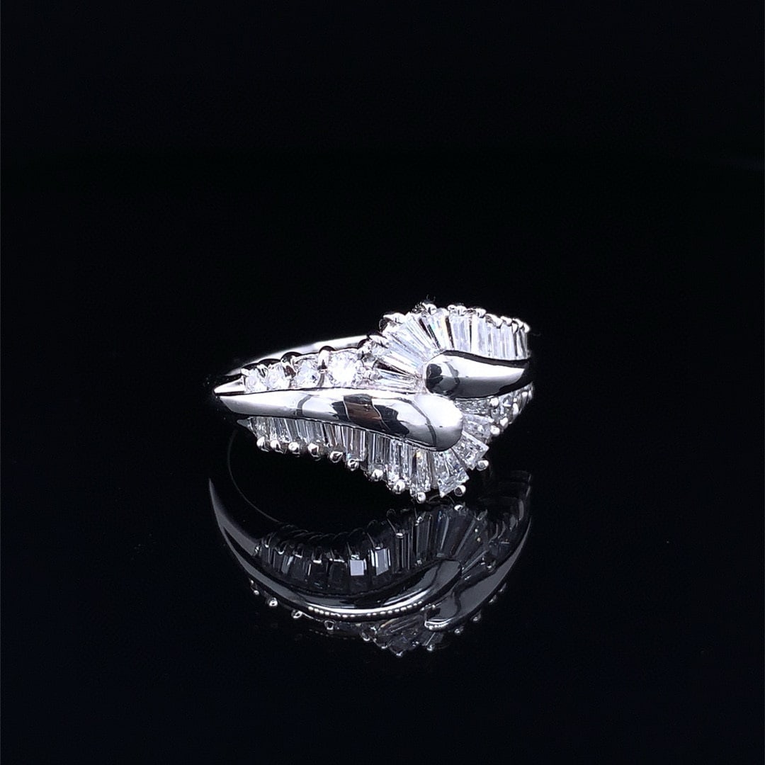 14k Gold 1.02 Ct Natural H Diamond Ring - 3