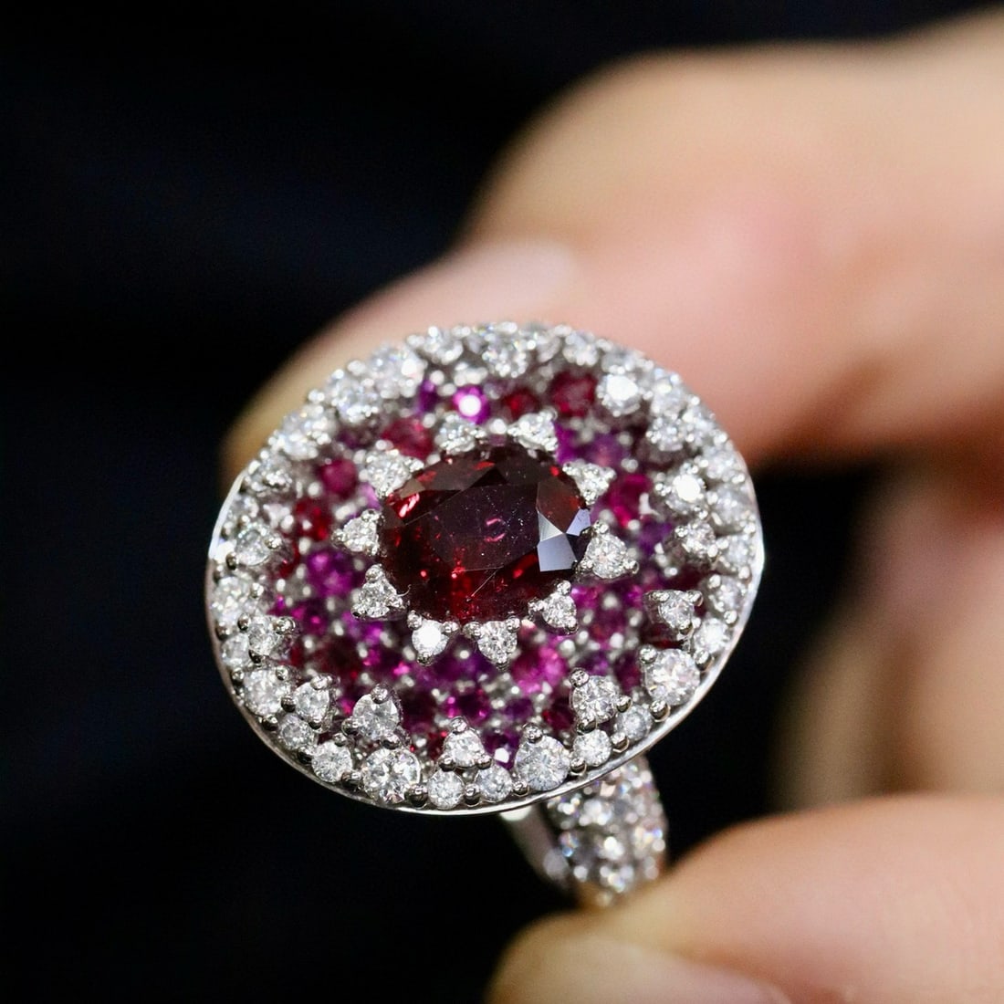 14k Gold 2.86 Ctw Natural Ruby & Ruby Ring - 3