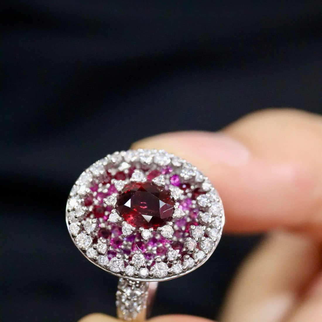 14k Gold 2.86 Ctw Natural Ruby & Ruby Ring - 6