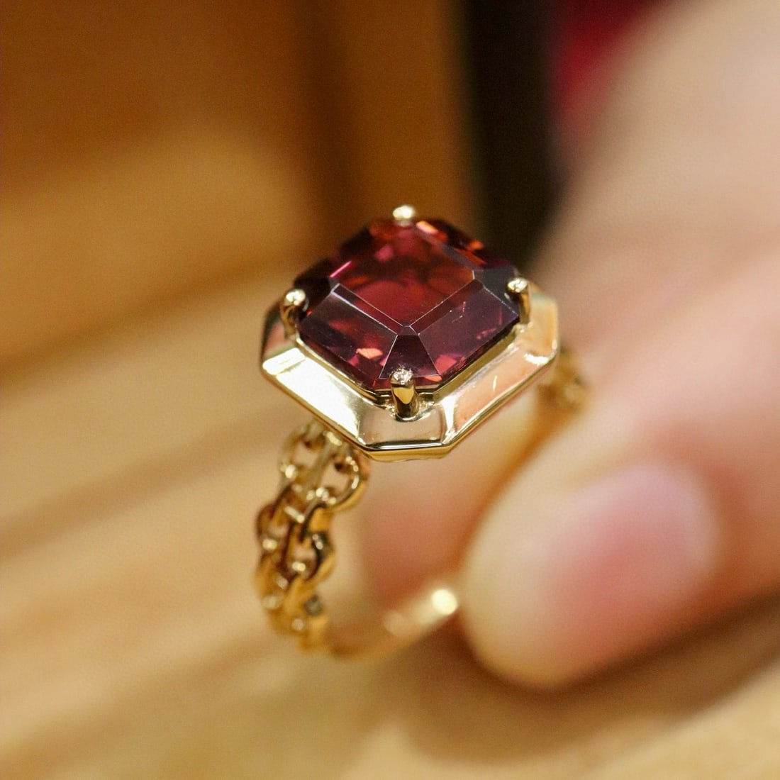 14k Gold 2.84 Ct Natural Tourmaline Ring - 3