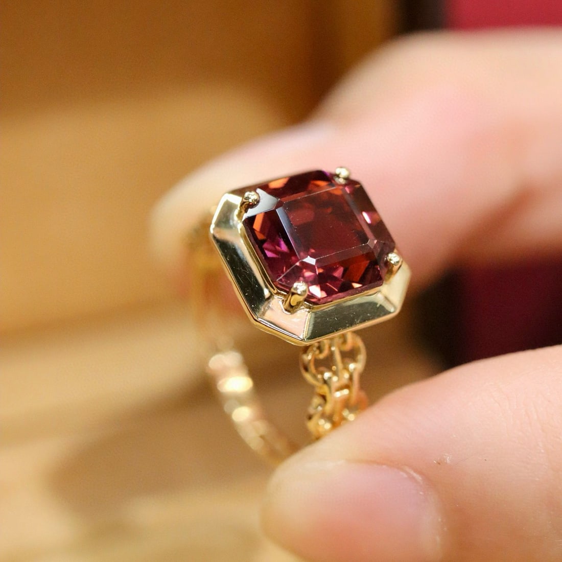 14k Gold 2.84 Ct Natural Tourmaline Ring - 5