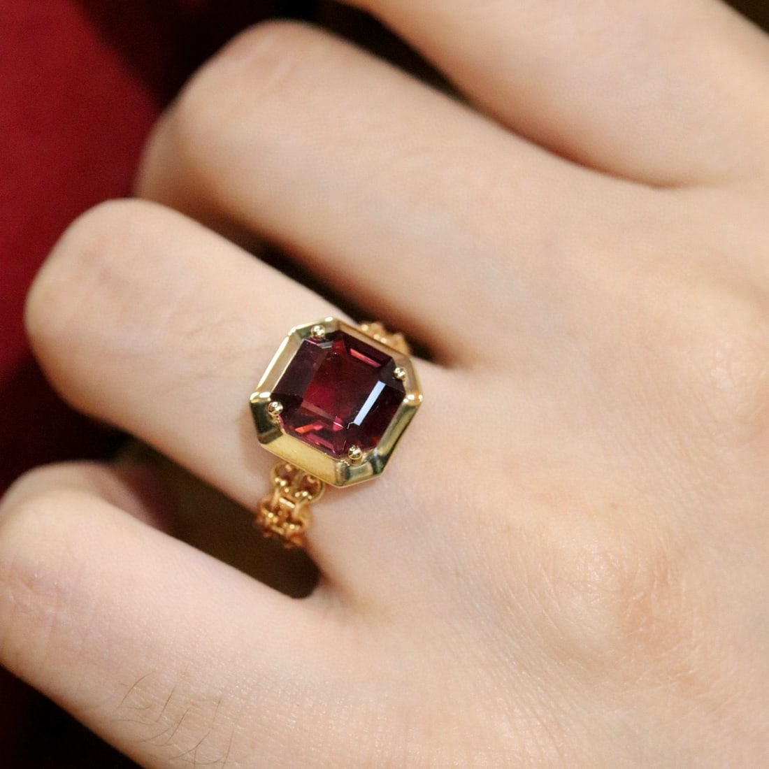 14k Gold 2.84 Ct Natural Tourmaline Ring - 6