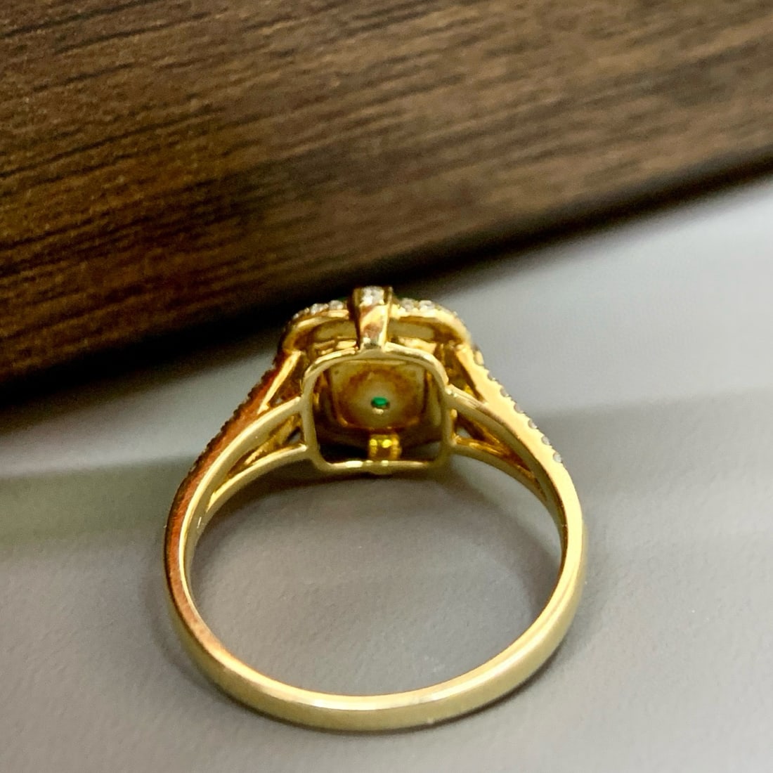 14k Gold 2.01 Ctw Vivid Green Natural Emerald & Diamond Ring - 3
