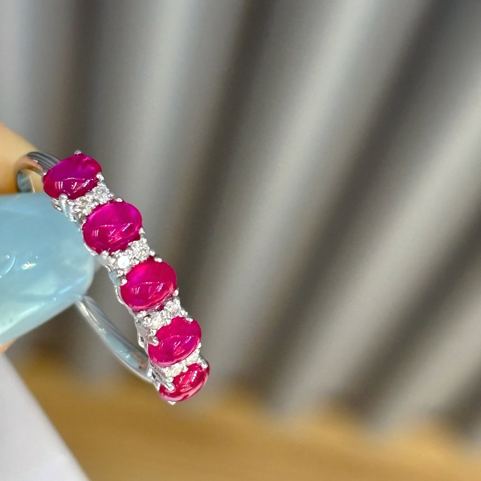 14k Gold 1.5 Ct Natural Ruby & Diamond Ring - 2