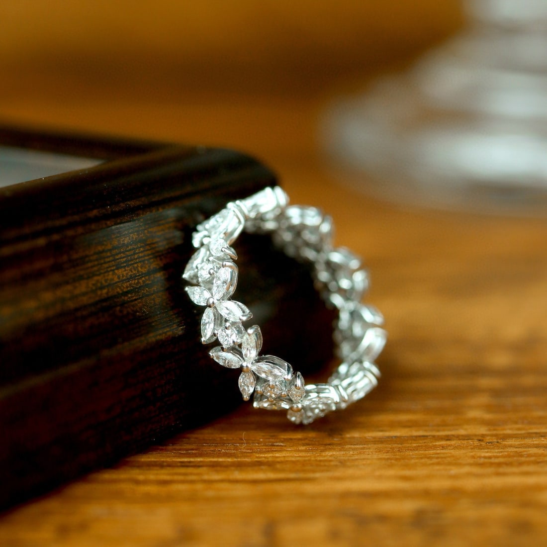 14k Gold 2.1 Ct Natural H Diamond Ring - 3