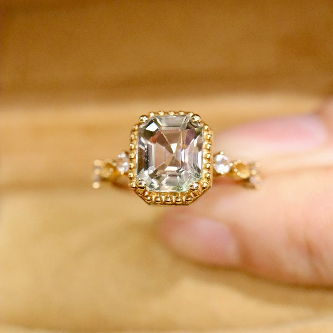 14k Gold 3.18 Ctw Natural Tourmaline & Sapphire Ring - 2