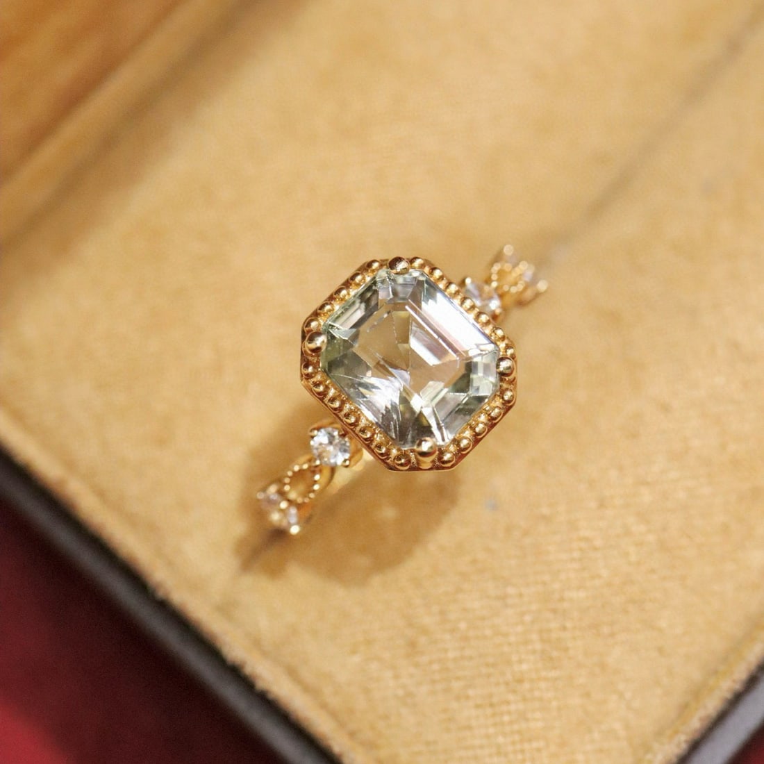 14k Gold 3.18 Ctw Natural Tourmaline & Sapphire Ring - 4