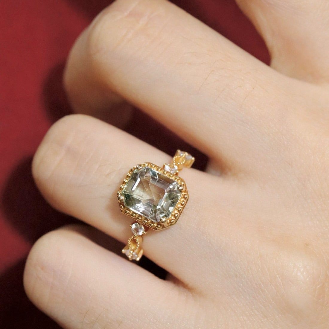 14k Gold 3.18 Ctw Natural Tourmaline & Sapphire Ring - 6