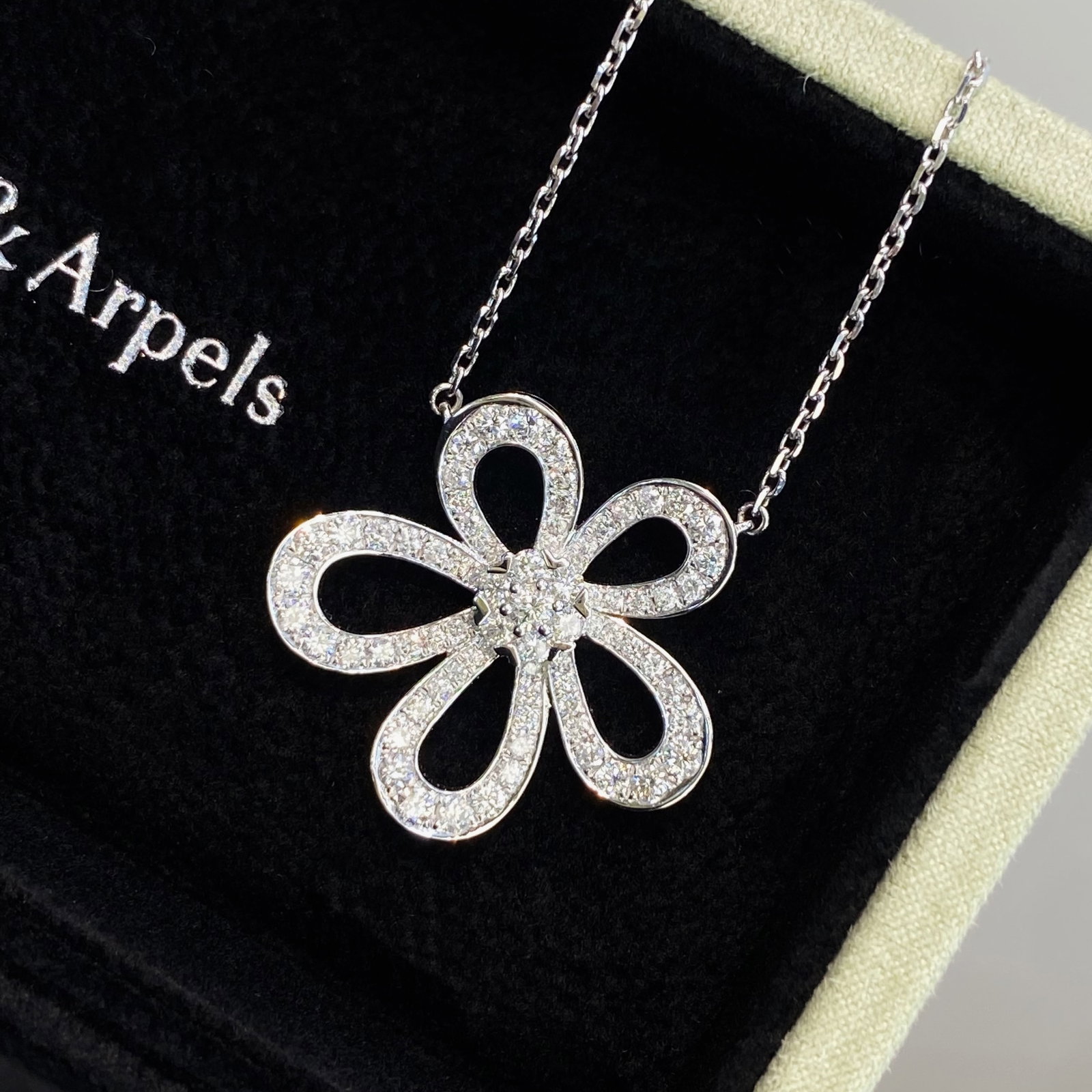 14k Gold 1.95 Ct Natural H Diamond Necklace - 4