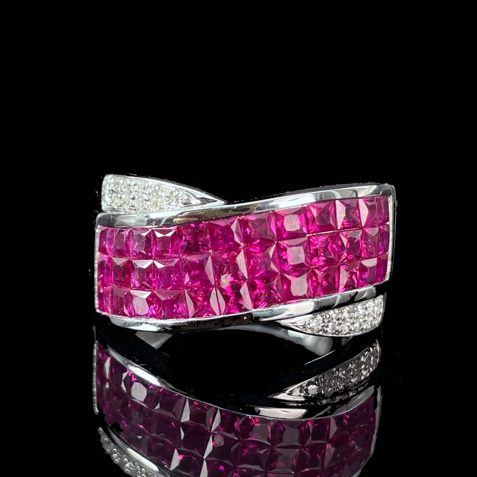 14k Gold 2.25 Ctw Natural Ruby & Diamond Ring - 6