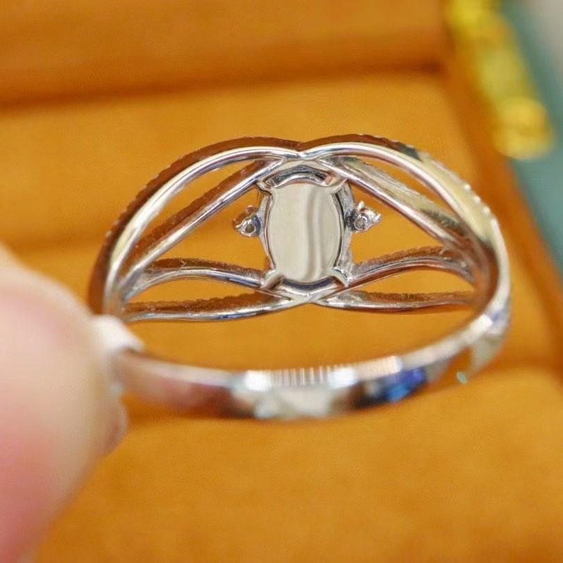 14k Gold 1.52 Ctw Natural Sapphire & Diamond Ring - 4