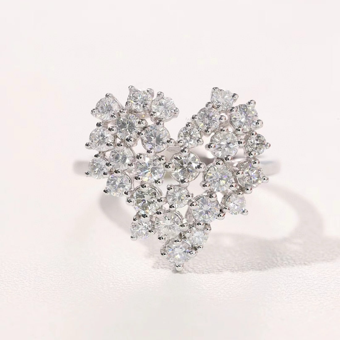 14k Gold 1.62 Ct Natural H Diamond Ring - 7