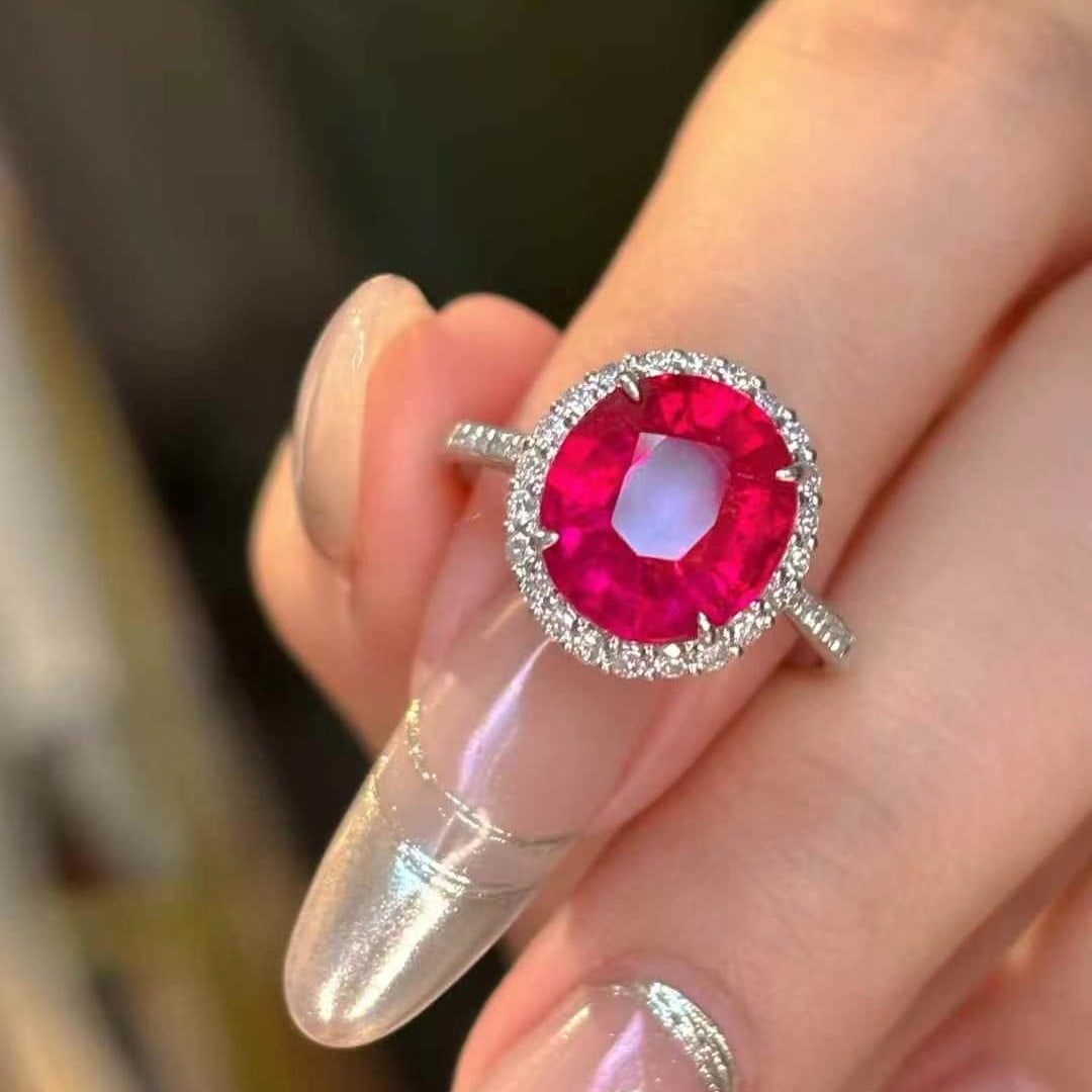14k Gold 3.49 Ct Natural Tourmaline & Diamond Ring - 5