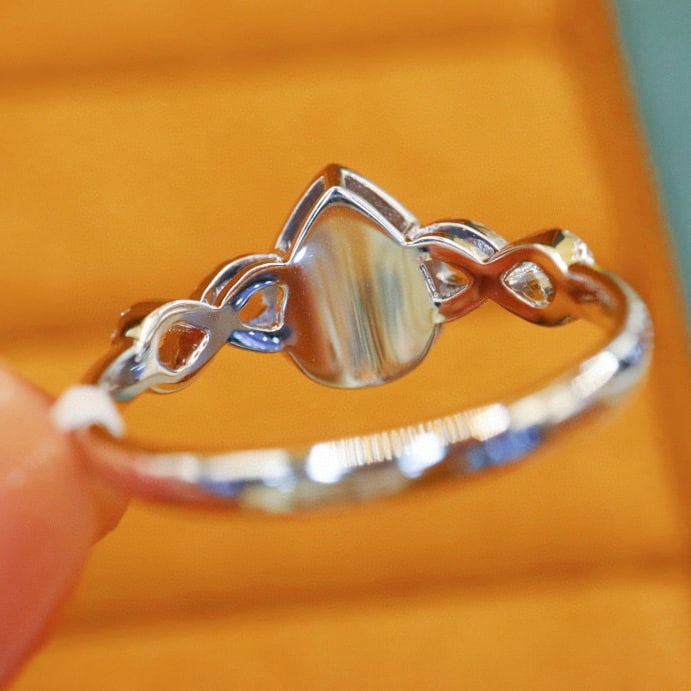 14k Gold 1.26 Ctw Natural Sapphire & Diamond Ring - 4