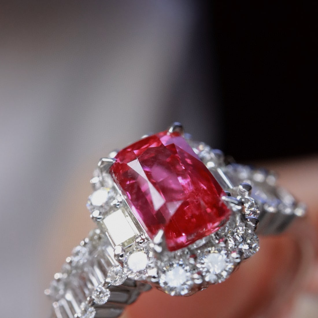14k Gold 1.49 Ctw Natural Ruby & Diamond Ring - 2