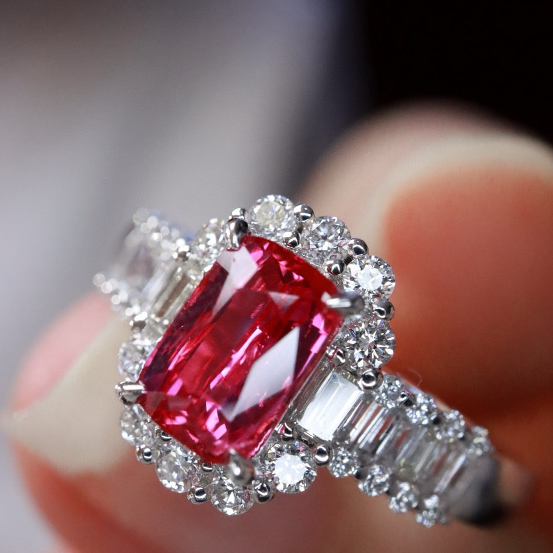 14k Gold 1.49 Ctw Natural Ruby & Diamond Ring - 4