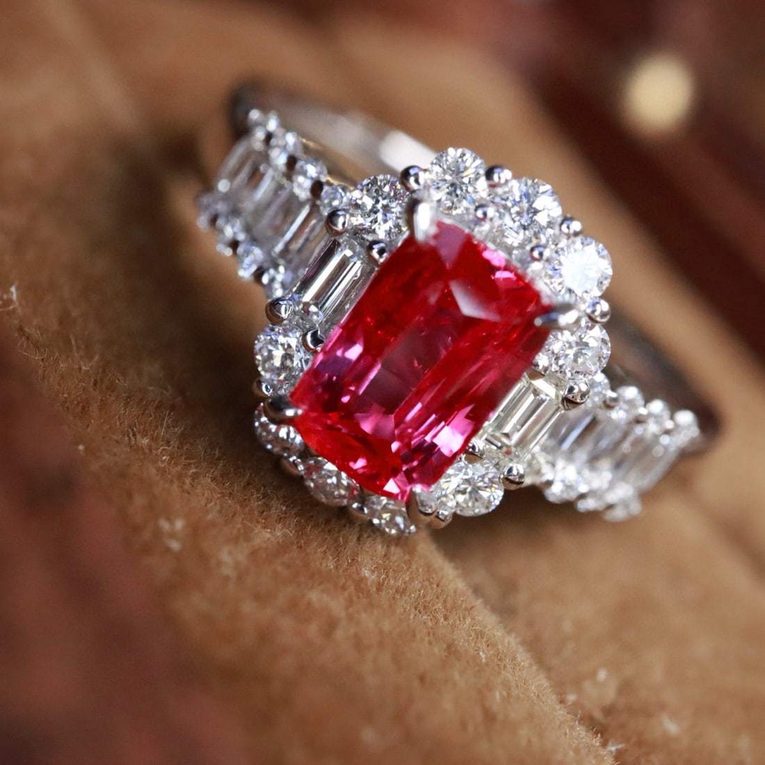 14k Gold 1.49 Ctw Natural Ruby & Diamond Ring - 5