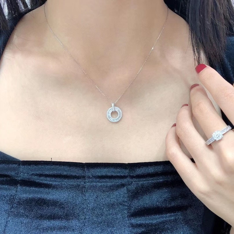 14k Gold 0.5 Ct Natural H Diamond Necklace - 5