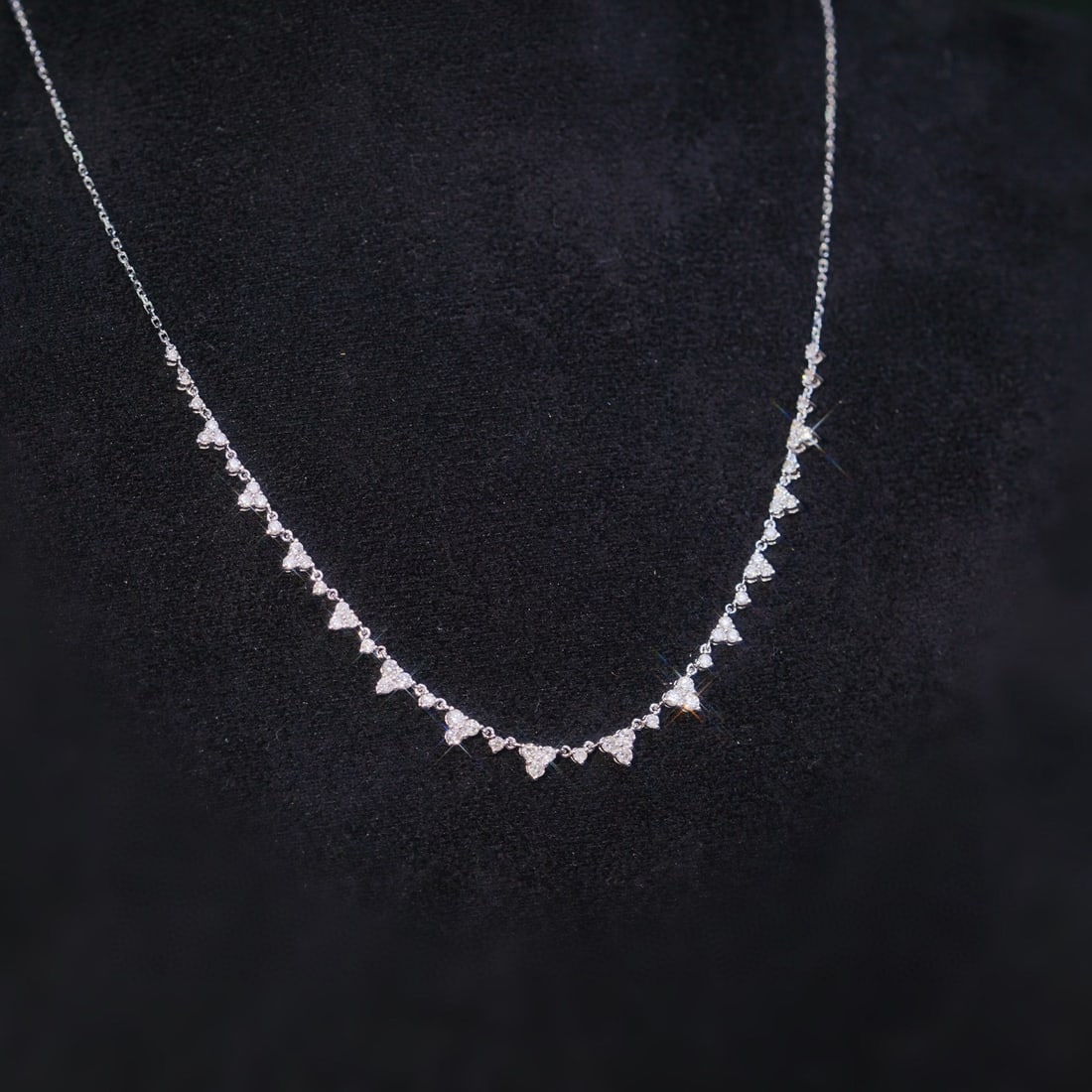 14k Gold 1.05 Ct Natural H Diamond Necklace: Ref:231001031 // gold content:14k gold // main gemstone:diamond // shape:round // carat weight:1. 05ct // clarity grade:vs-si // color:h // treatment:natural // cut grade:g // Condition: New Low