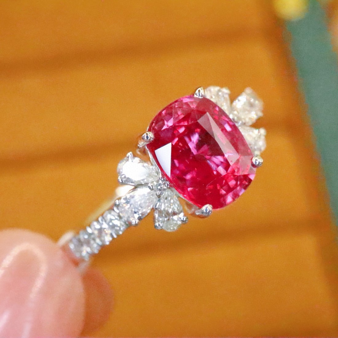 14k Gold 1.92 Ctw Natural Ruby & Diamond Ring - 3