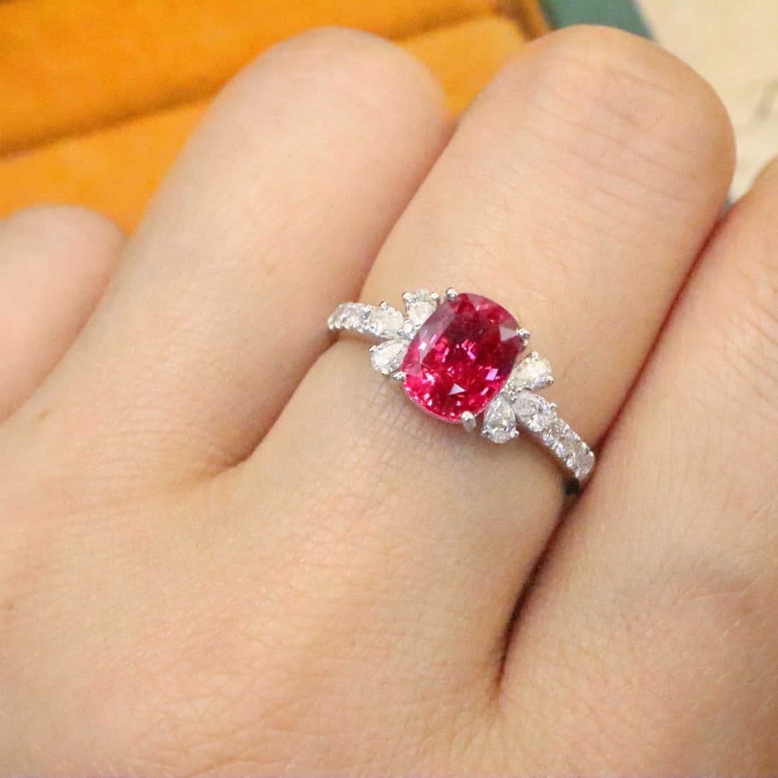 14k Gold 1.92 Ctw Natural Ruby & Diamond Ring - 5